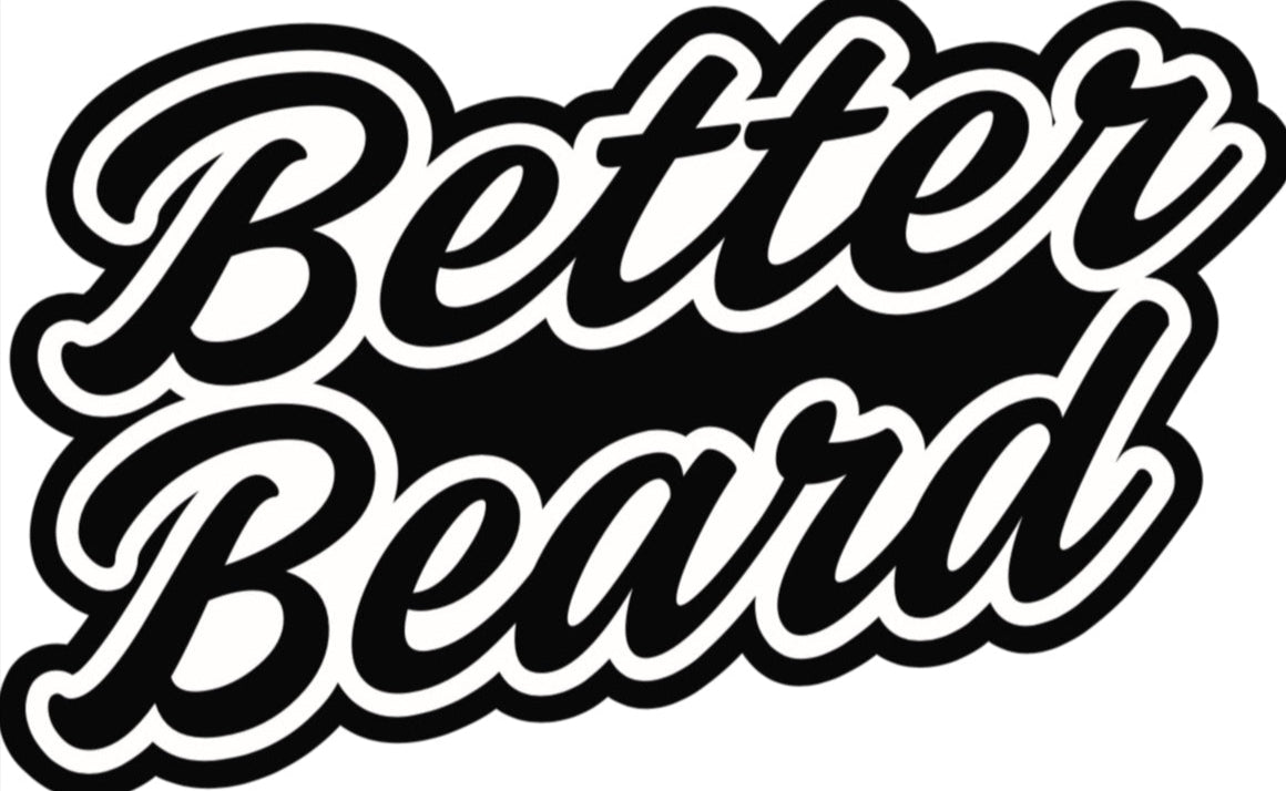 Better Beard Logo Sticker