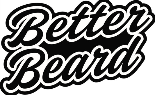 Better Beard Logo Sticker