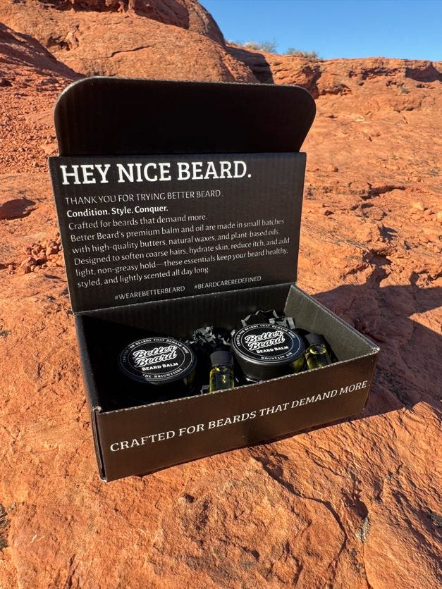 Premium Beard Balm and Oil Sample Kit