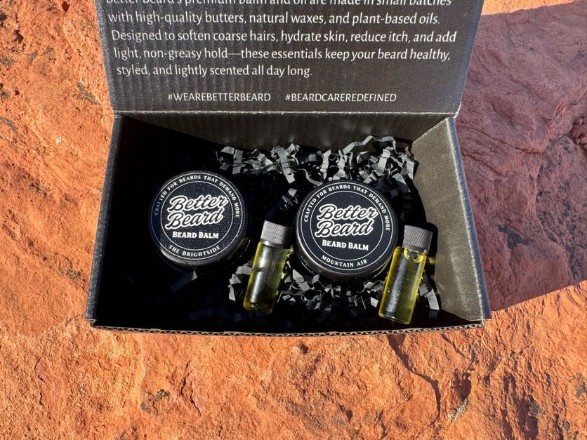 Premium Beard Balm and Oil Sample Kit